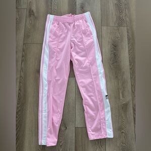adidas Pink and White Joggers